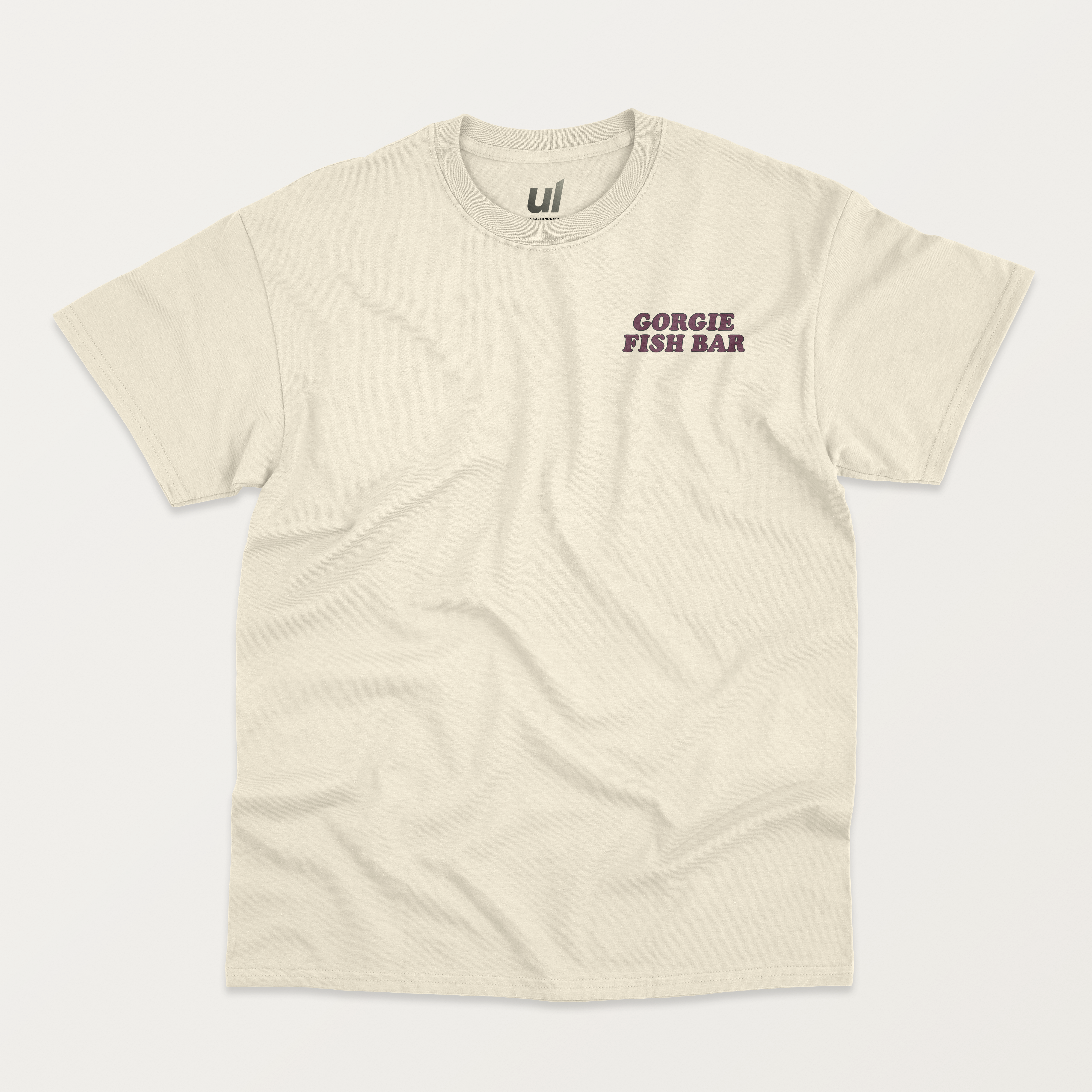 Universal Language | Hearts FC | Gorgie Fish Bar Front T Shirt